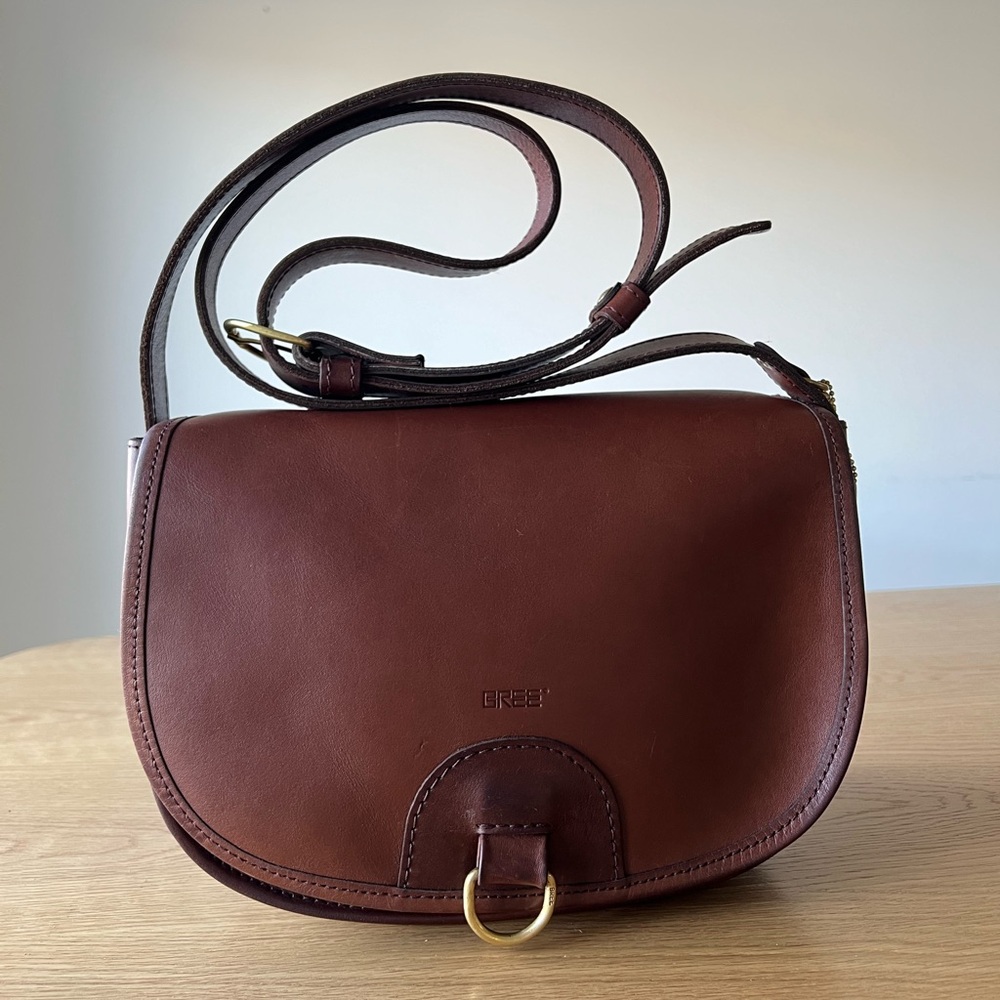 Bree Vintage Leather Crossbody Bag